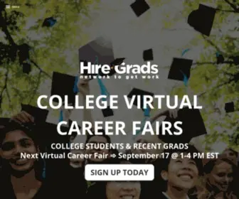 Hiregrads.com(Home) Screenshot