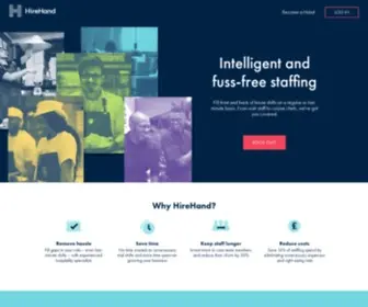 Hirehand.co.uk(Intelligent and fuss) Screenshot