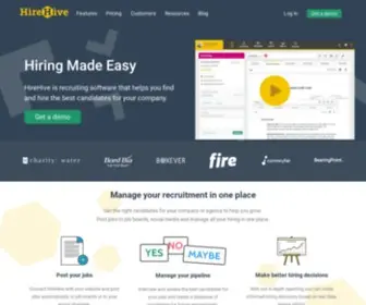 Hirehive.io(Recruiting Software) Screenshot