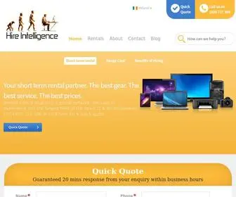 Hireintelligence.ie(IT and AV Equipment Hire) Screenshot