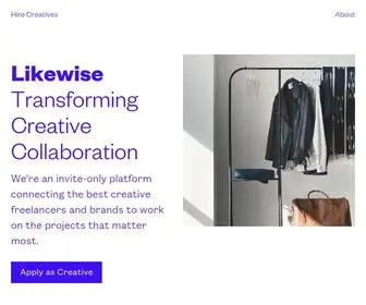 Hirelikewise.com(Likewise) Screenshot