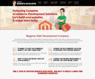 Hiremagentodeveloper.com(Magento Development Company) Screenshot