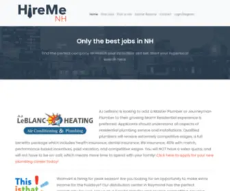 Hiremenh.com(HireMe NH) Screenshot