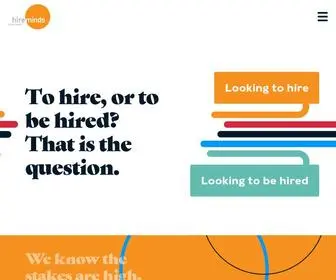 Hireminds.com(Bostons Best Marketing and Science Recruiters) Screenshot