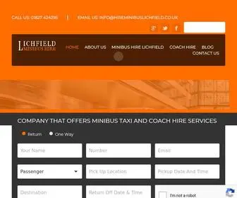 Hireminibuslichfield.co.uk(From £) Screenshot