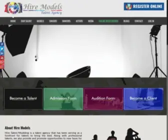 Hiremodels.biz(Talent agency Lahore) Screenshot