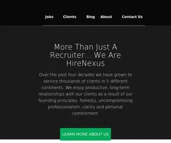 Hirenexus.com(Private Equity Focused Recruitment) Screenshot