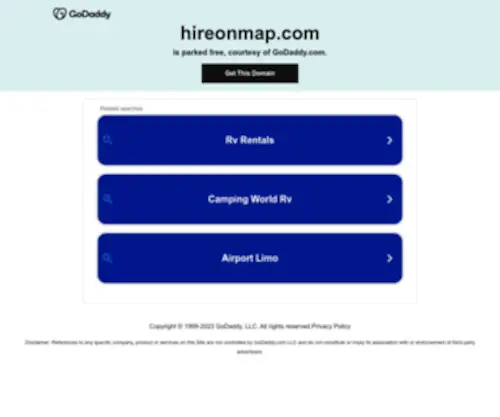 Hireonmap.com(Just another WordPress site) Screenshot