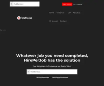Hireperjob.com(Hire Per Job) Screenshot