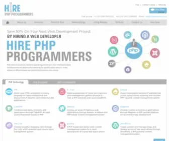 Hirephpprogrammers.com(Hire PHP Programmer) Screenshot