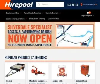 Hirepool.co.nz(All the gear for all the jobs) Screenshot