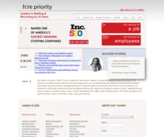 Hirepriority.com(Your career) Screenshot