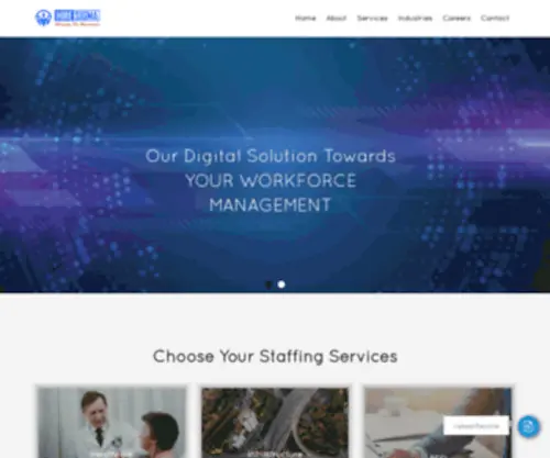 Hiresigma.com(US staffing Firm) Screenshot