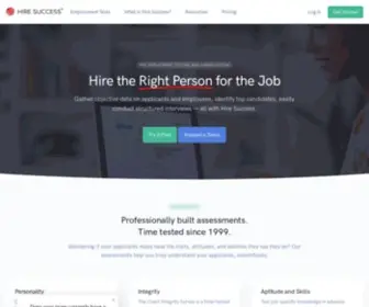 Hiresuccess.com(Hire Success®) Screenshot