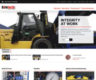 Hiretech.rentals(Equipment rental and personnel supply) Screenshot