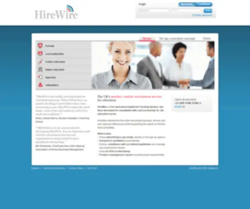 Hirewire.co.uk(Hirewire) Screenshot