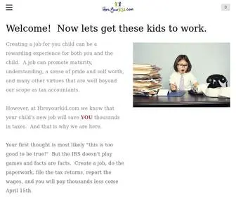 Hireyourkid.com(HireYourKid) Screenshot