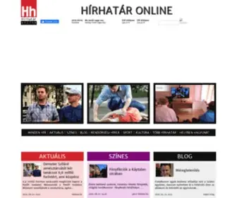 Hirhatar.hu(HÍRHATÁR) Screenshot