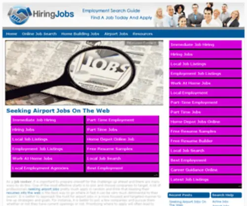 Hiring-Jobs.net(Employment Search Guide) Screenshot