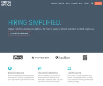 Hiringoptics.com(Hiring Optics) Screenshot