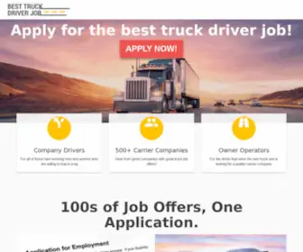 Hiringprodrivers.com(Best Truck Driver Job) Screenshot