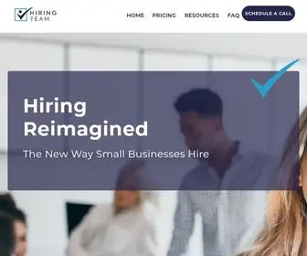 Hiringteam.com(Hiring Team) Screenshot