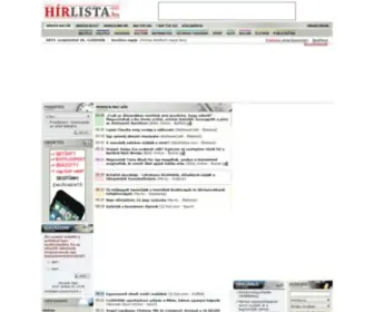 Hirlista.hu(Hírlista.hu) Screenshot