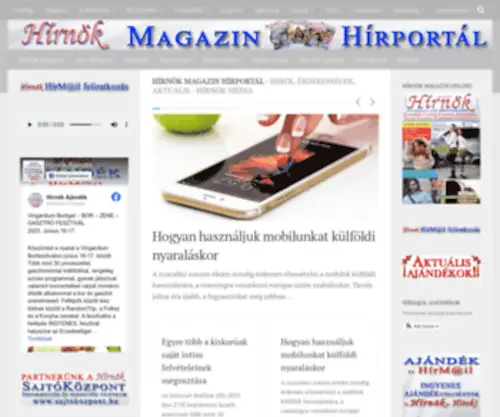 Hirnok.hu(Hírnök Magazin) Screenshot