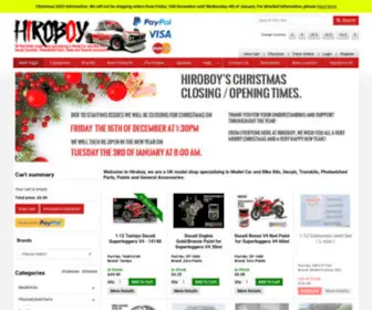 Hiroboy.com(Model Cars and Bike Kits) Screenshot