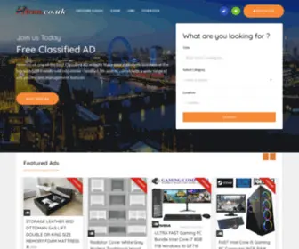 Hiron.co.uk(Free classifieds ads in UK) Screenshot