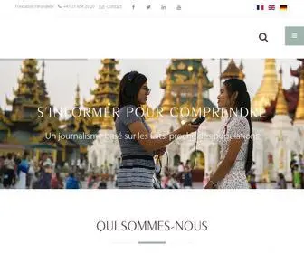Hirondelle.org(La Fondation Hirondelle est une organisation suisse) Screenshot