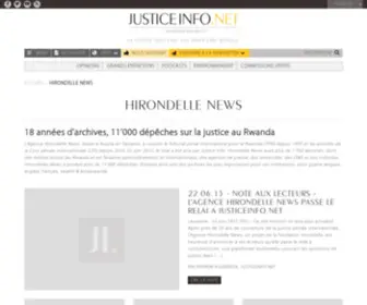 Hirondellenews.com(Hirondellenews) Screenshot