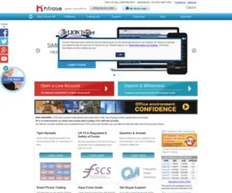 Hiroseuk.com(Hirose Financial UK Ltd) Screenshot