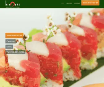 Hiroshisushi.com(Hiroshi) Screenshot