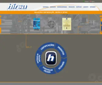 Hirsa.com.br(Hirsa Sistemas de Automação) Screenshot