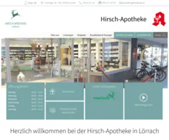 Hirsch-Apotheke-Loerrach.de(Hirsch-Apotheke inLörrach) Screenshot