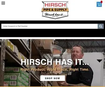 Hirsch.com(Hirsch Pipe & Supply) Screenshot
