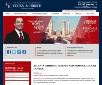 Hirschcriminallawatlanta.com(Atlanta Criminal Lawyer) Screenshot