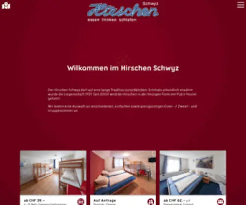 Hirschen-SCHWYZ.ch(Hirschen) Screenshot