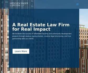 Hirschensinger.com(Hirschen Singer & Epstein LLP) Screenshot