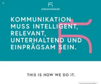 Hirschfaenger.com(Hirschfänger) Screenshot