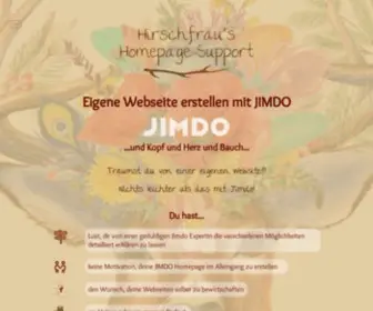 Hirschfrau.net(Willkommen bei Hirschfrau) Screenshot