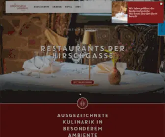 Hirschgasse.de(Hotel Heidelberg) Screenshot