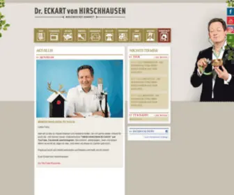 Hirschhausen.com(Dr. Eckart von Hirschhausen) Screenshot
