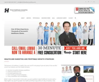 Hirschhealthconsulting.com(Healthcare Marketing and Profitable Growth) Screenshot