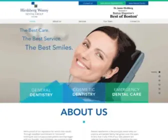 Hirshbergdental.com(The Hirshberg Dental Group) Screenshot