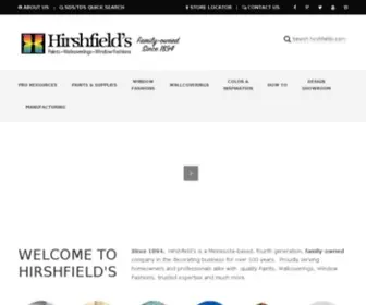 Hirshfields.com(Hirshfield's) Screenshot