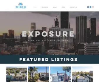 Hirthgroup.com(Hirth Group Commercial Real Estate) Screenshot