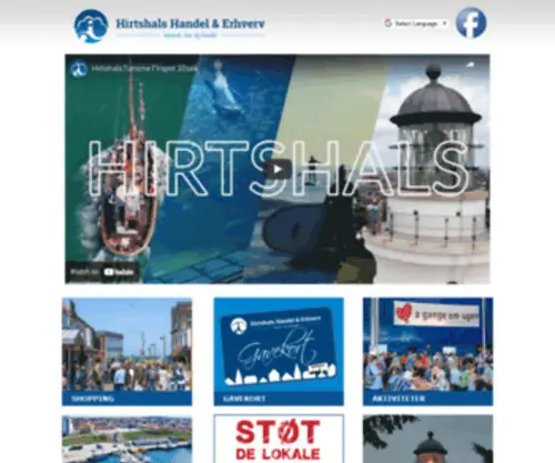 Hirtshals.dk(Hirtshals Handel &amp; Erhverv) Screenshot