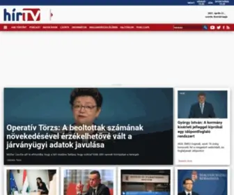 Hirtv.hu(Hír TV) Screenshot